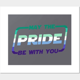 May the Pride Be With You Gay Flag Posters and Art